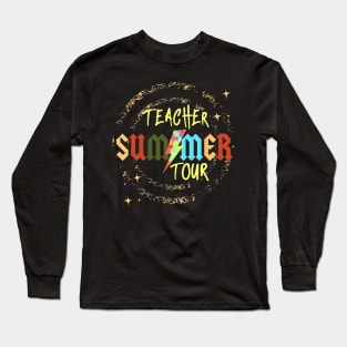 Teacher The Freedom Tour 2024 Summer Last Day of School Long Sleeve T-Shirt